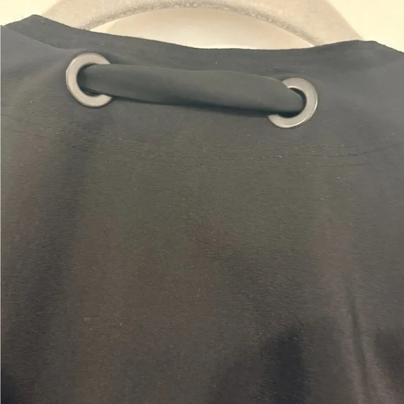 rag & bone Bennett 💯 silk Black Ruffled V-Neck Blouse M - Picture 6 of 9